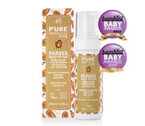 Sữa Tắm Gội Toàn Thân Cho Bé P’URE Papayacare