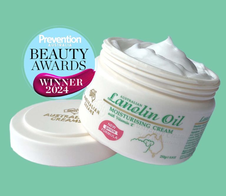 Australian Creams Lanolin - Người chiến thắng Giải thưởng Sắc đẹp Prevention 2024